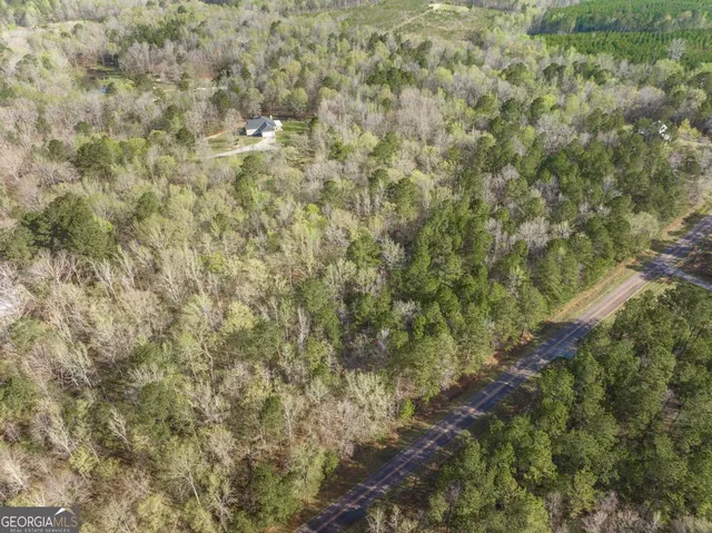 a view of a yard with an outdoor space