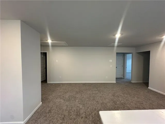 a view of an empty room