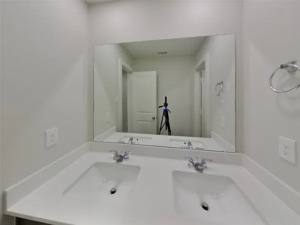 a bathroom with a sink and a tub