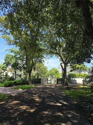 a view of street with trees
