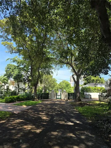 a view of street with trees