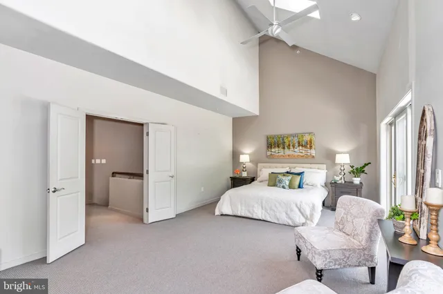 a storage room with washer and dryer