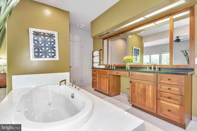 a view of outdoor space with yard and lake view