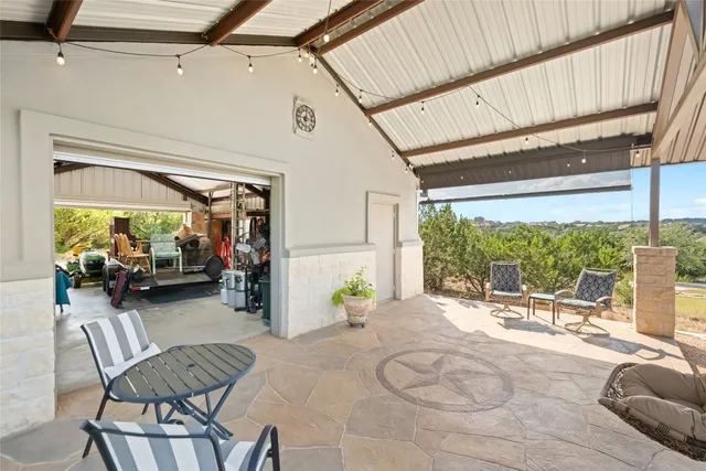 a view of living room filled with furniture