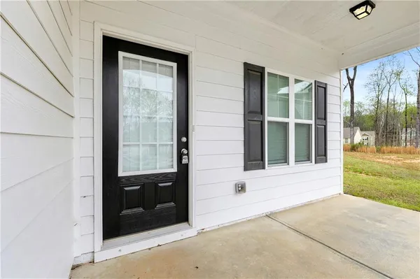 a view of front door of a house