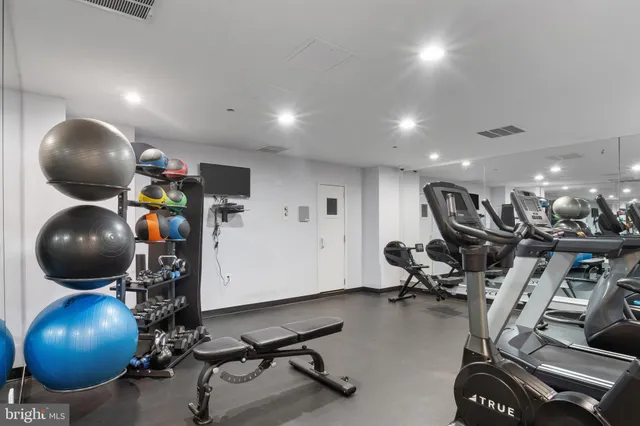 a view of a tall building