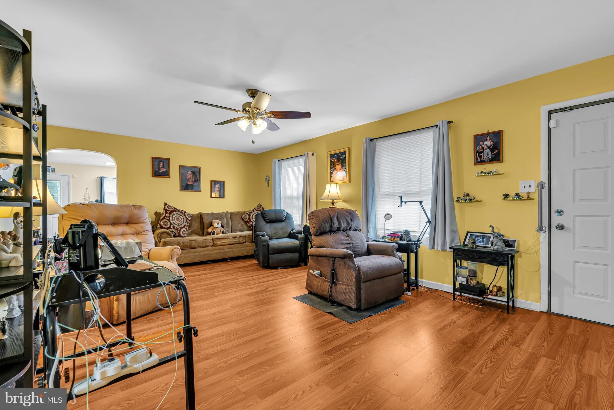 733 Buck Road Monroeville, NJ 08343 - Photo 6 of 24 a living room with furniture and a wooden floor