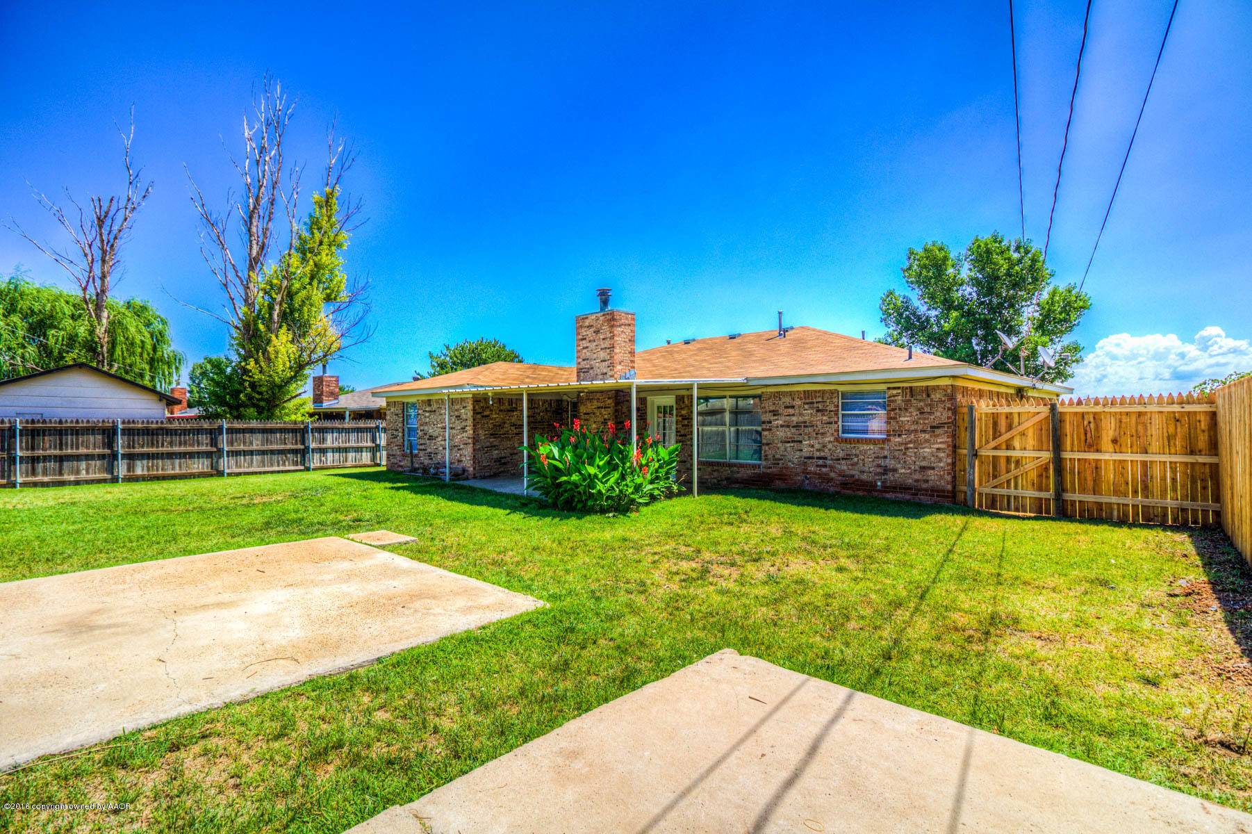 5328 Wheeler Lane Amarillo, TX 79110 - Photo 12 of 13 Backyard