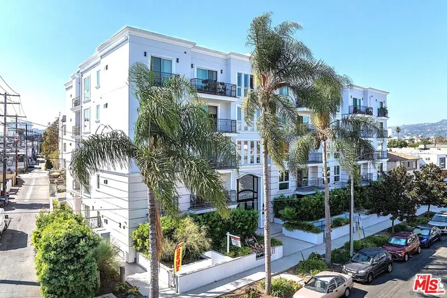 a view of a city that has tall buildings