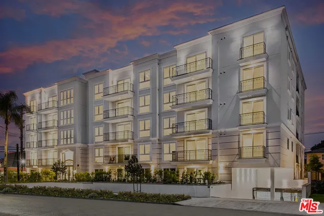 a front view of a building