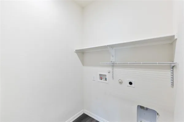 a close up of a shelf