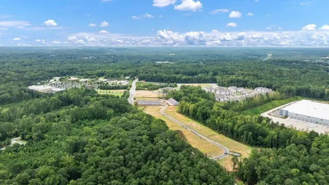 a view of a city with tall buildings