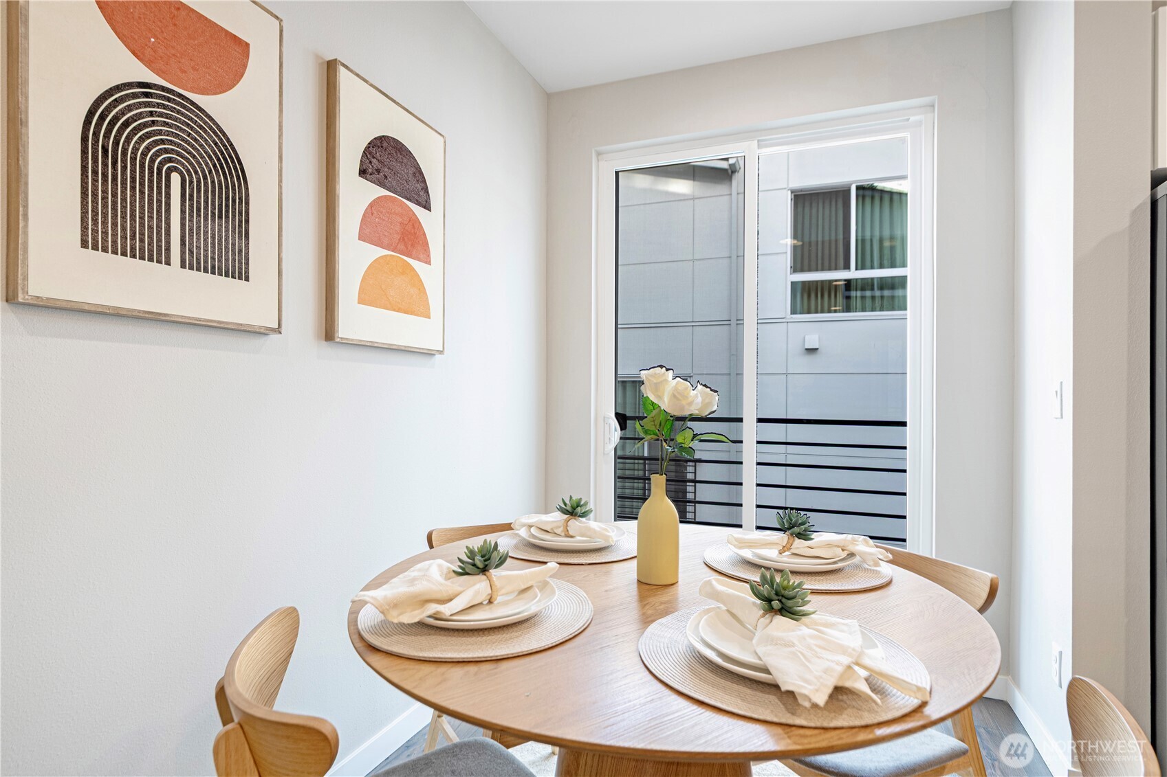 8554 22nd Place Northeast Seattle, WA 98115 - Photo 16 of 35 a close view of dining table and chairs