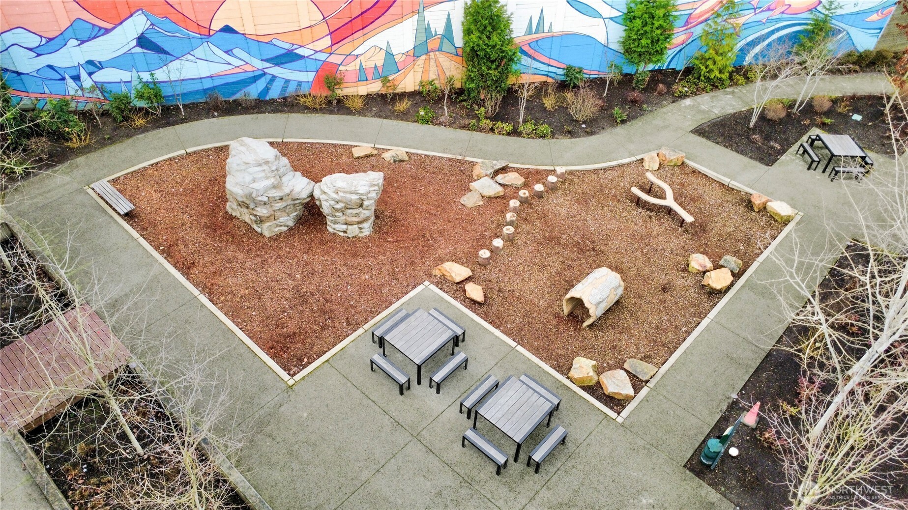8554 22nd Place Northeast Seattle, WA 98115 - Photo 30 of 35 an aerial view of a house