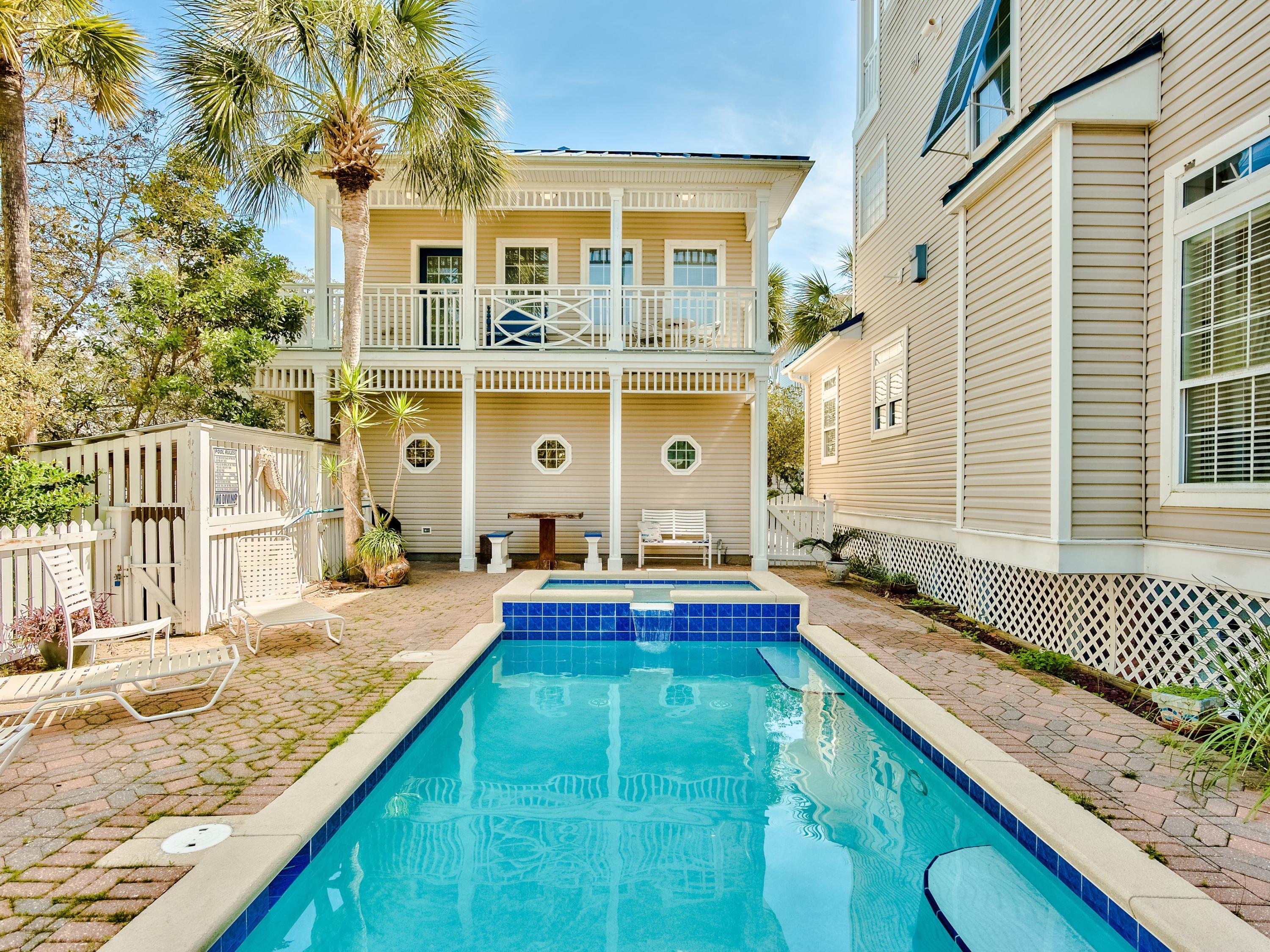 506 Old Beach Road Santa Rosa Beach, FL 32459 - Photo 35 of 41 swimming pool view with outdoor seating
