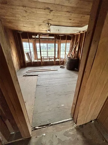 a view of front door