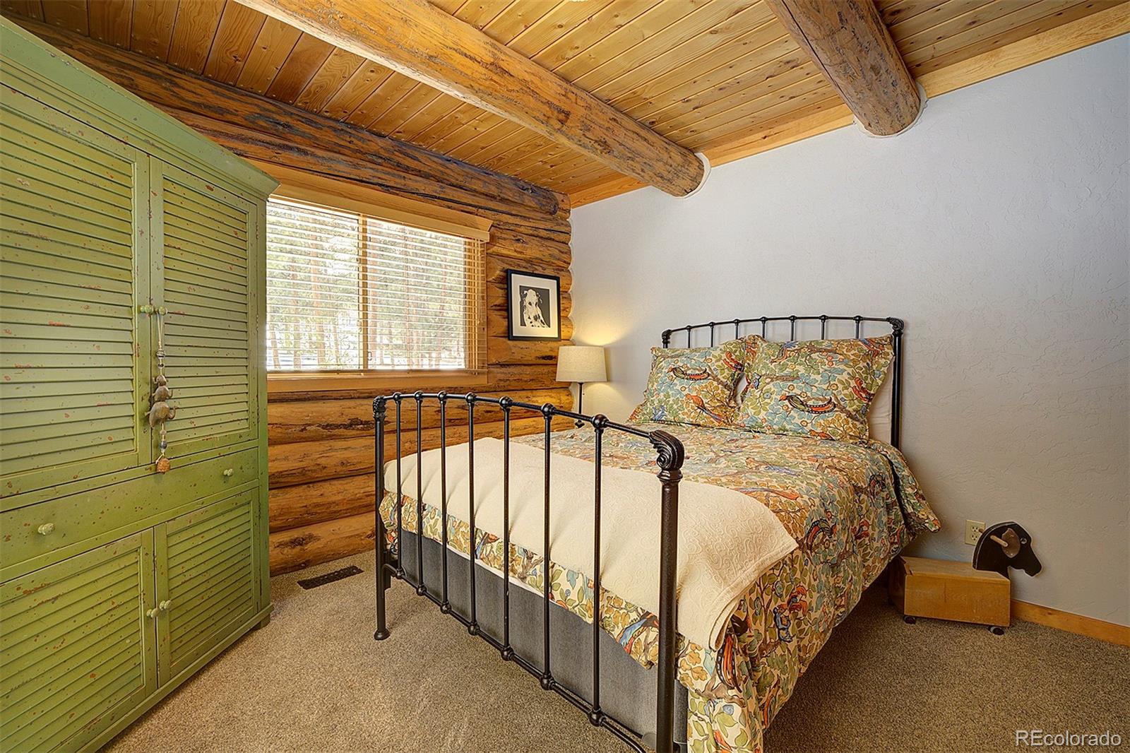 58 Conestoga Court Bailey, CO 80421 - Photo 22 of 37 a bedroom with a bed and a window