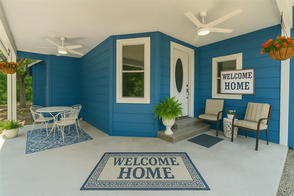 a view of furniture in a room