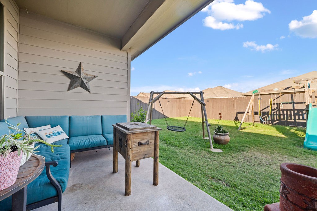1021 Pasadena Street Portland, TX 78374 - Photo 34 of 37 a view of yard with outdoor seating