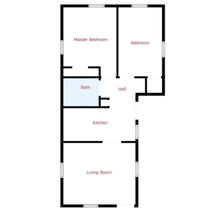 a picture of a floor plan