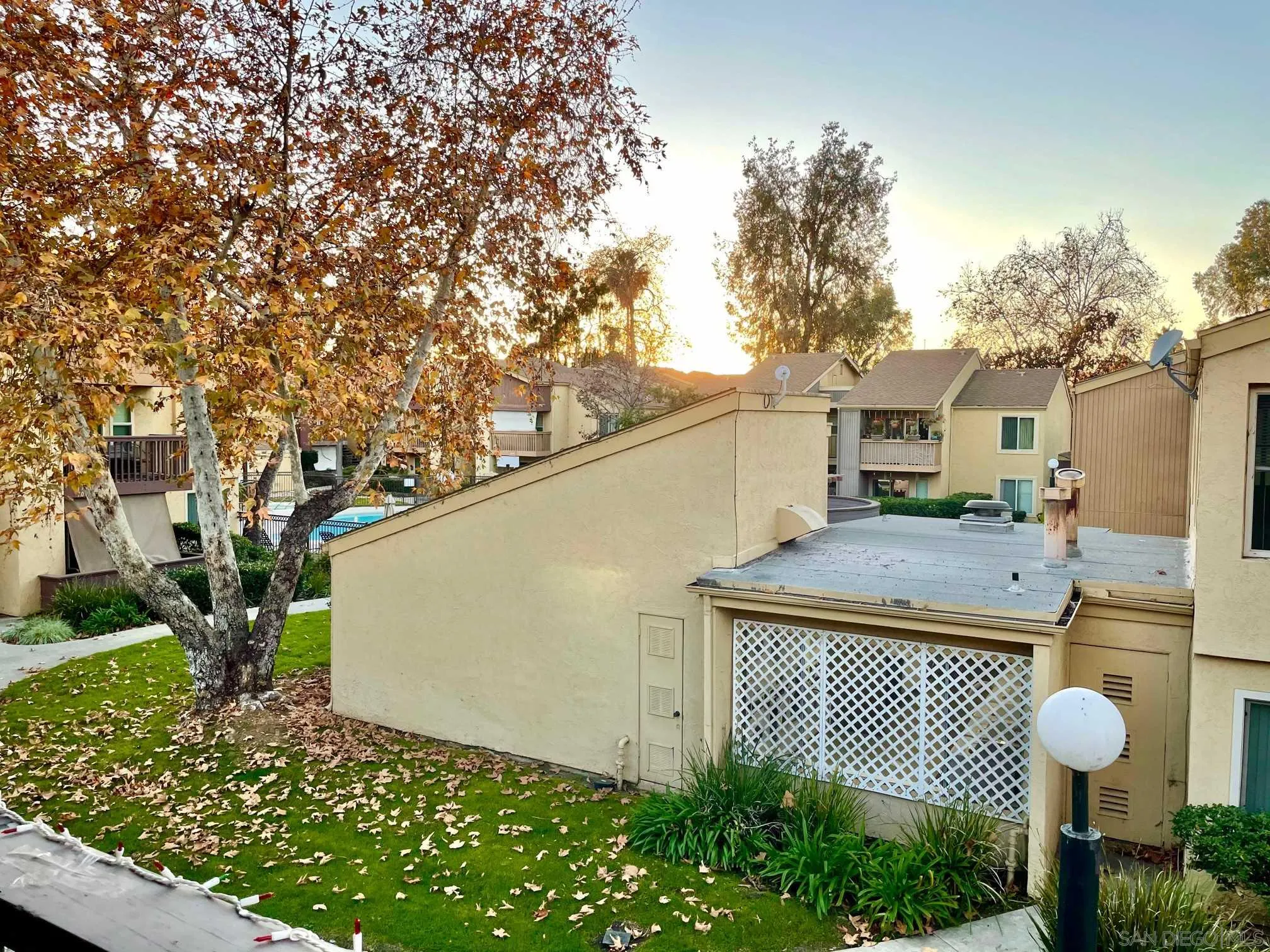 5970 Rancho Mission Road, Unit 244 San Diego, CA 92108 - Photo 5 of 21 a balcony view with two chairs and a table