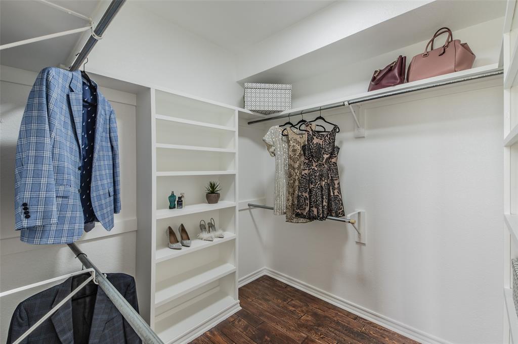 13507 Friendship Road Pilot Point, TX 76258 - Photo 17 of 39 a view of walk in closet with clothes and shoes