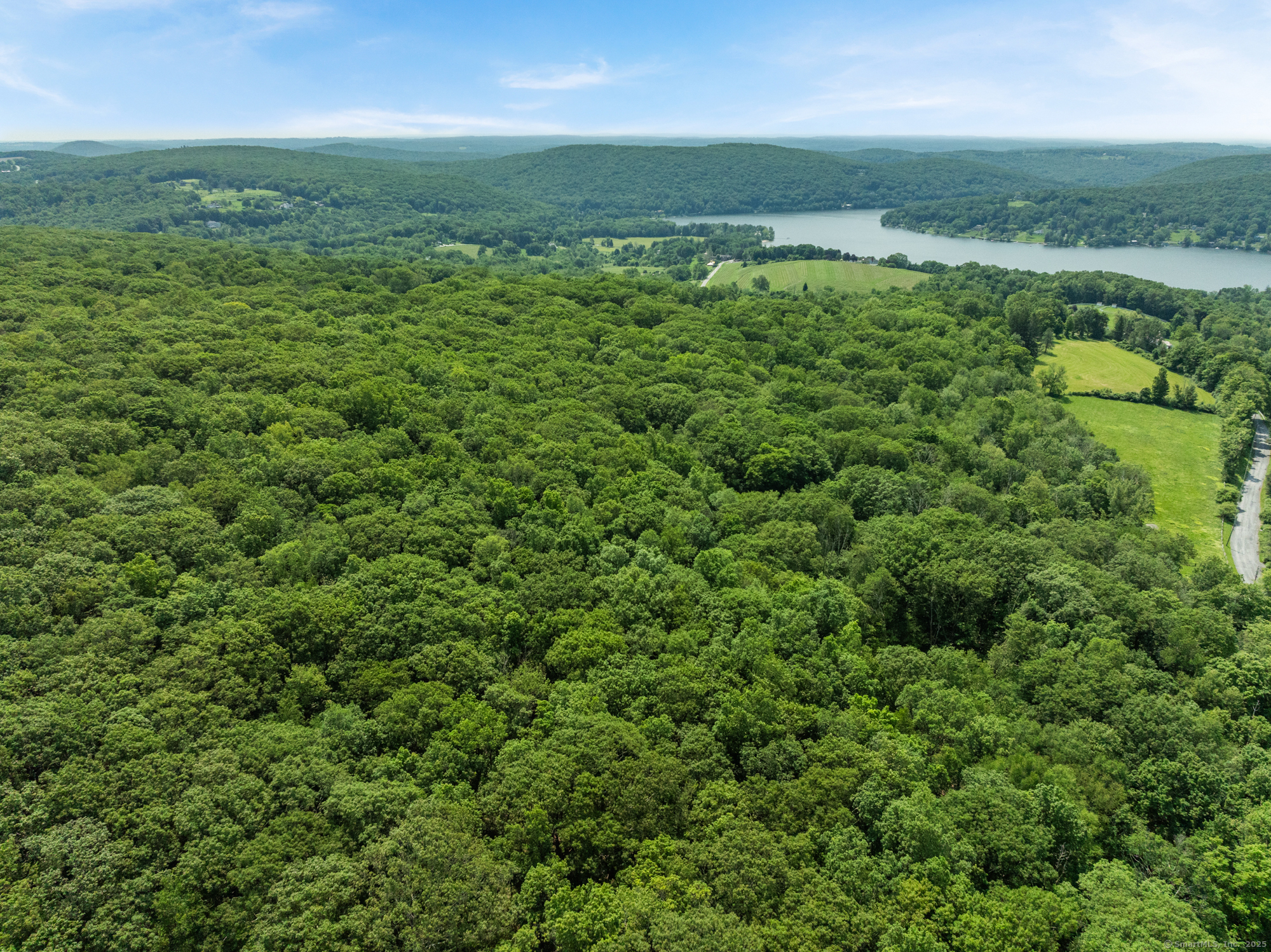 Curtiss Road Warren, CT 06777 - Photo 5 of 13 a view of a city with lush green forest