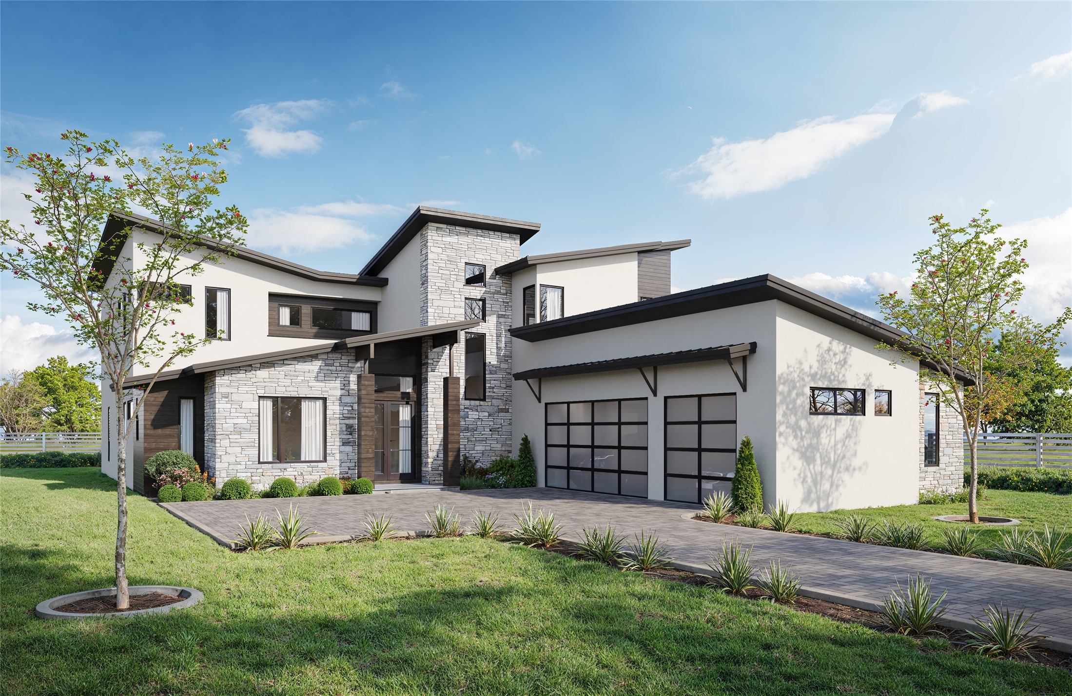 Absolute Best Value Available for New Construction on Lake LBJ!! Builder rendering, plans attached.