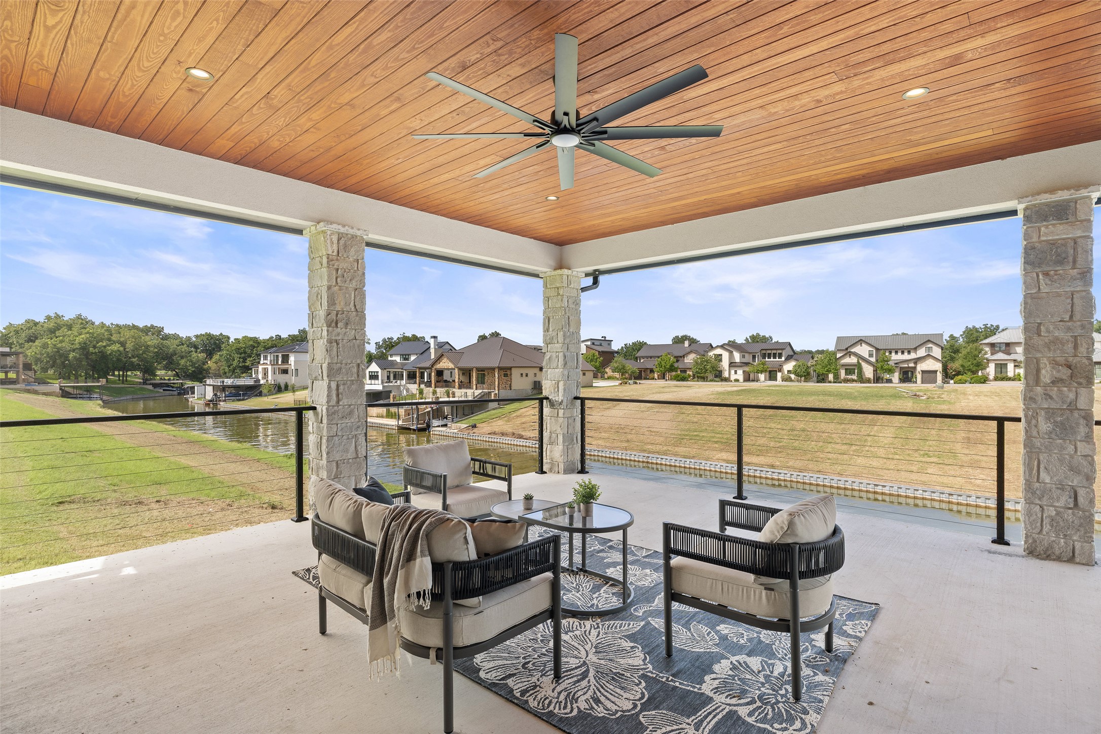 117 Hannahs Way Burnet, TX 78611 - Photo 11 of 28 a view of a chairs and table in a balcony