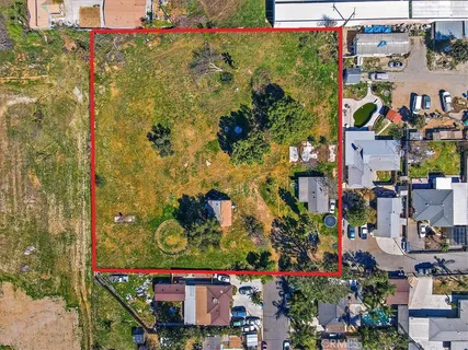 an aerial view of swimming pool