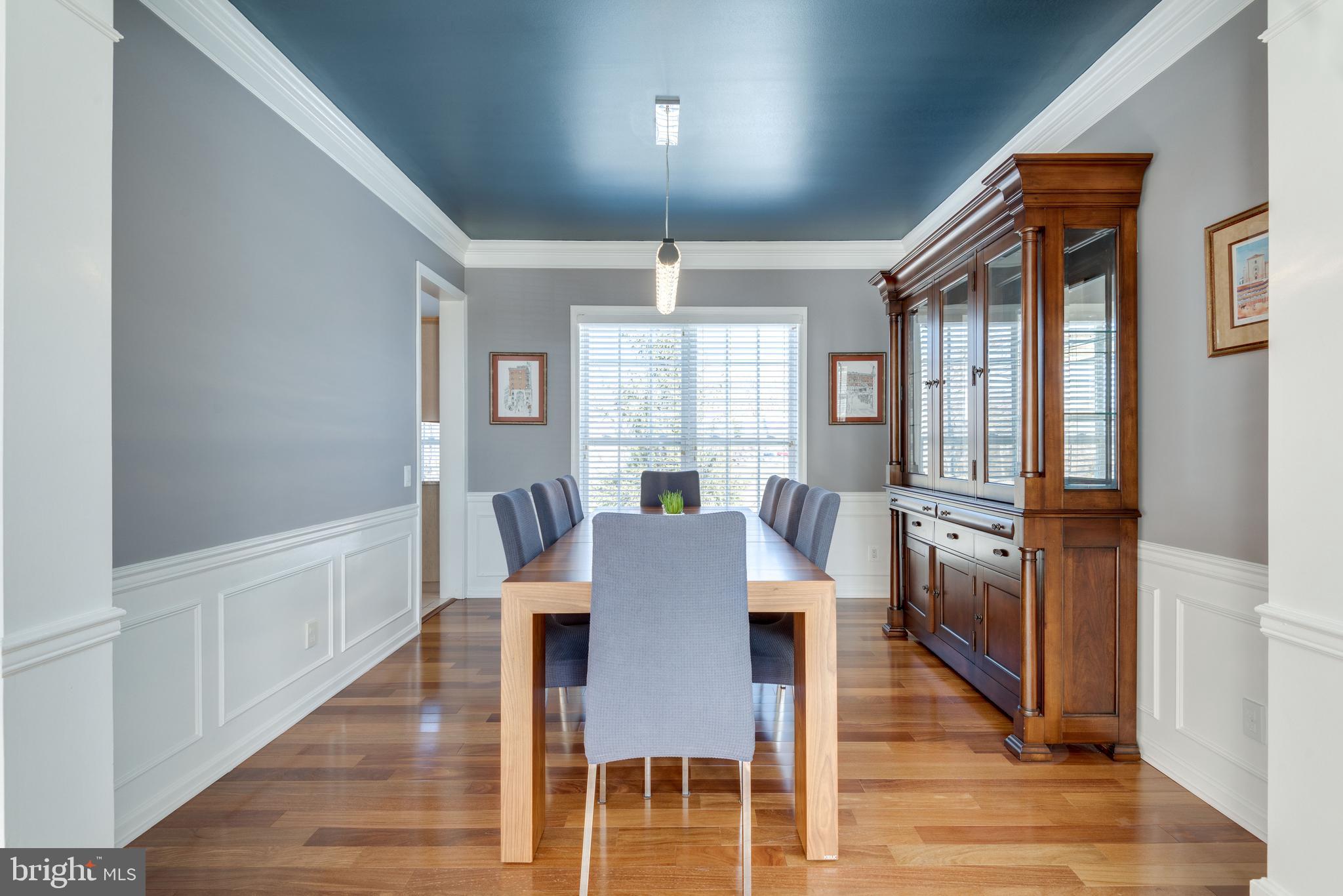 12368 Brown Fox Way Reston, VA 20191 - Photo 8 of 67 Formal Dining Room with Exquisite Moldings