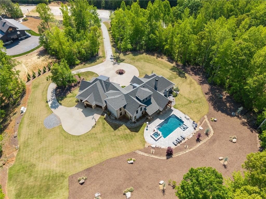 3263 Tanners Mill Road Gainesville, GA 30507 - Photo 180 of 197 an aerial view of a house with outdoor space