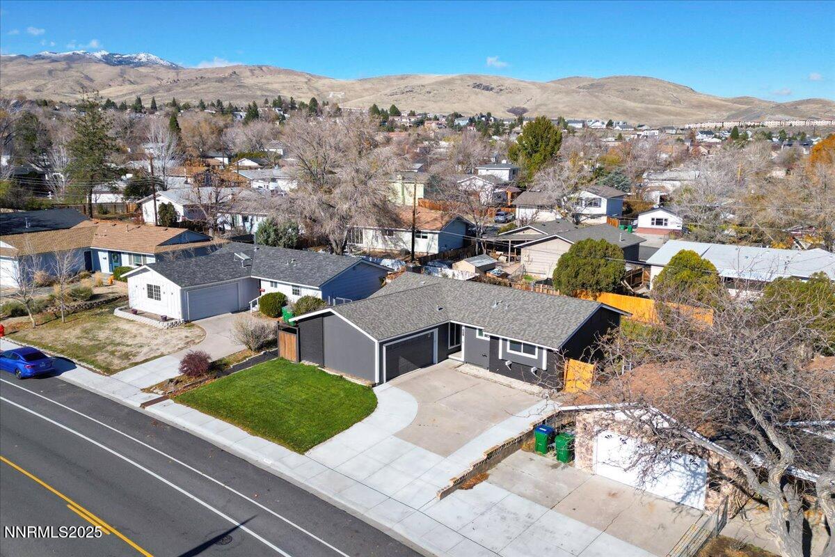 2801 Kings Row Reno, NV 89503 - Photo 26 of 32 an aerial view of a house with a yard