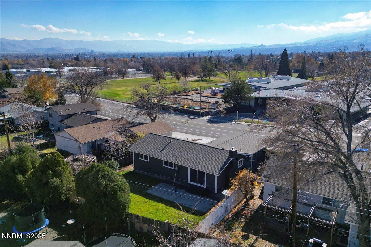2801 Kings Row Reno, NV 89503 - Photo 28 of 32 an aerial view of a house with a garden view