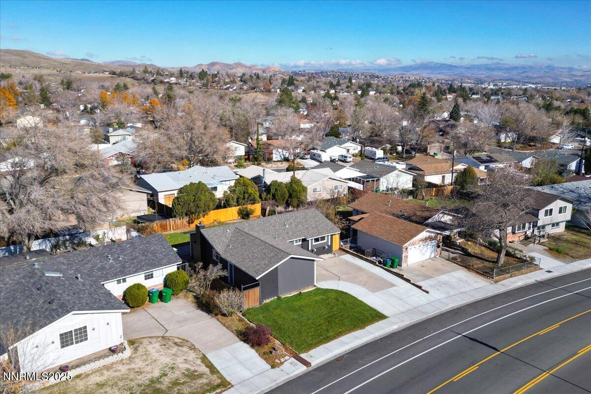 2801 Kings Row Reno, NV 89503 - Photo 30 of 32 an aerial view of residential houses with outdoor space
