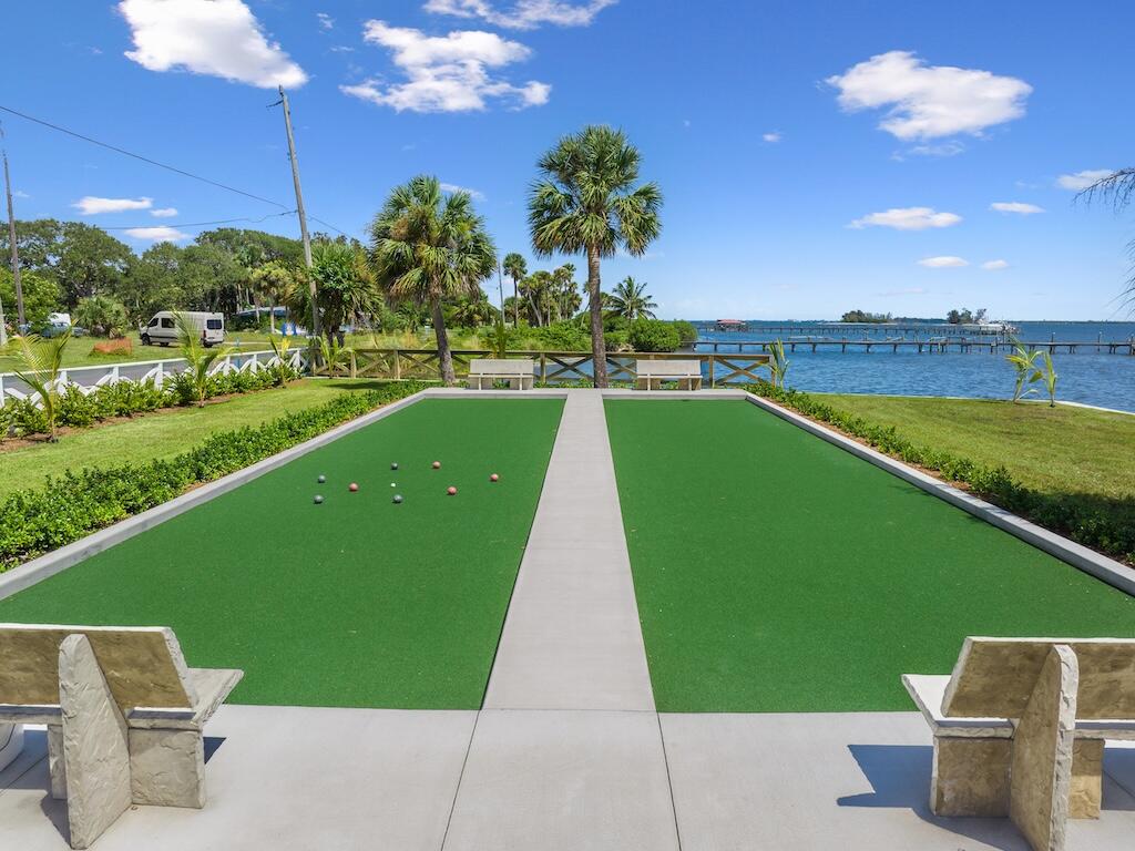 12939 North Indian River Drive, Unit 1 Sebastian, FL 32958 - Photo 41 of 46 a view of a swimming pool with a patio