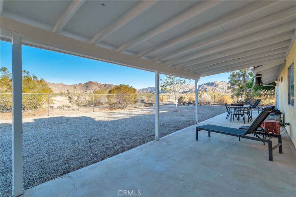 8775 Desert Shadow Road Joshua Tree, CA 92252 - Photo 29 of 39 a view of outdoor space with seating