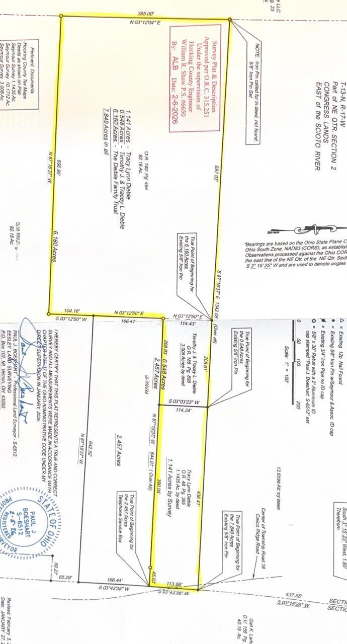 0 Calico Ridge Road Logan, OH 43138 - Photo 14 of 18 Updated Survey