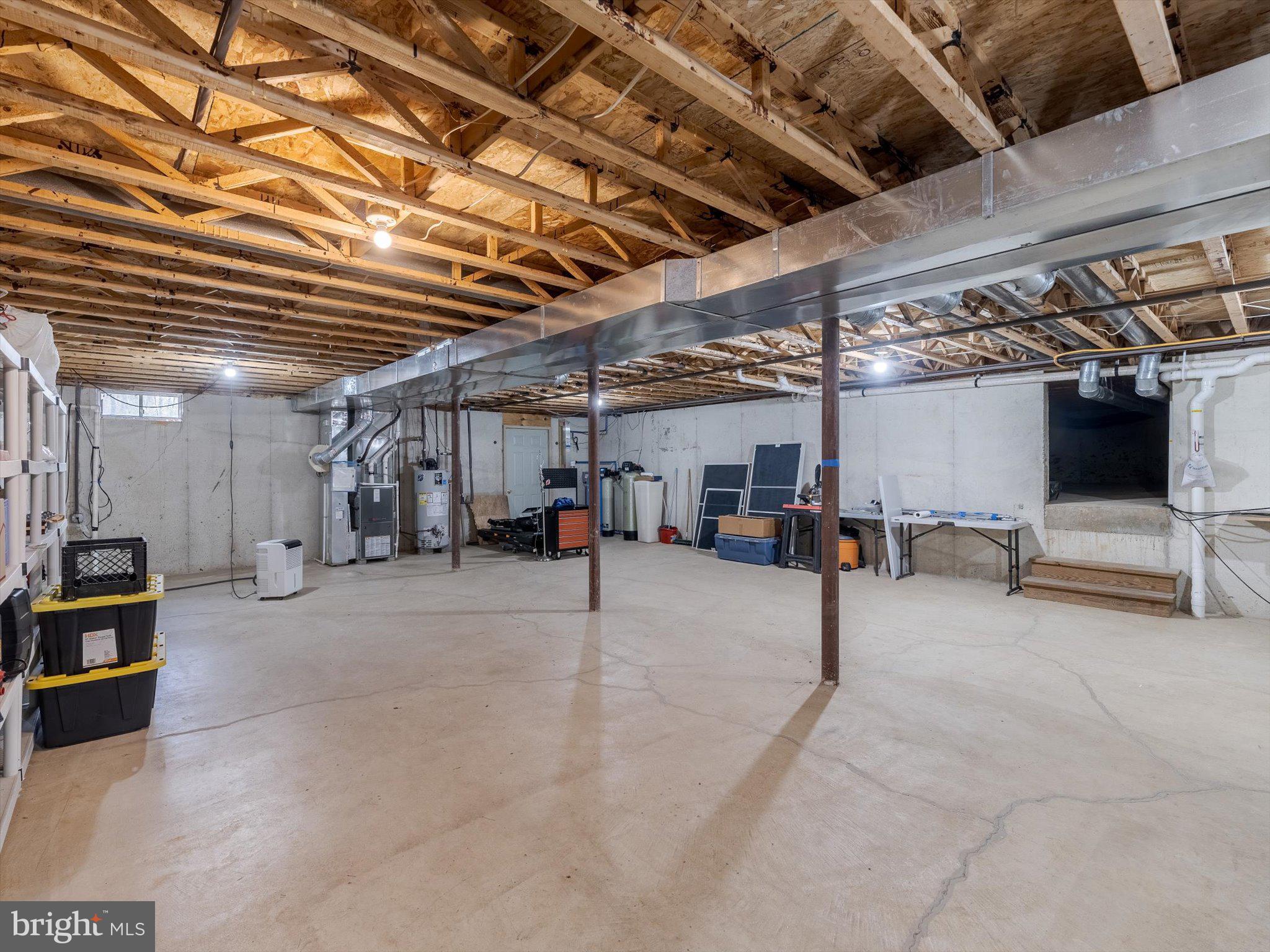 2135 Sterners Road Green Lane, PA 18054 - Photo 42 of 47 unfinished portion of basement