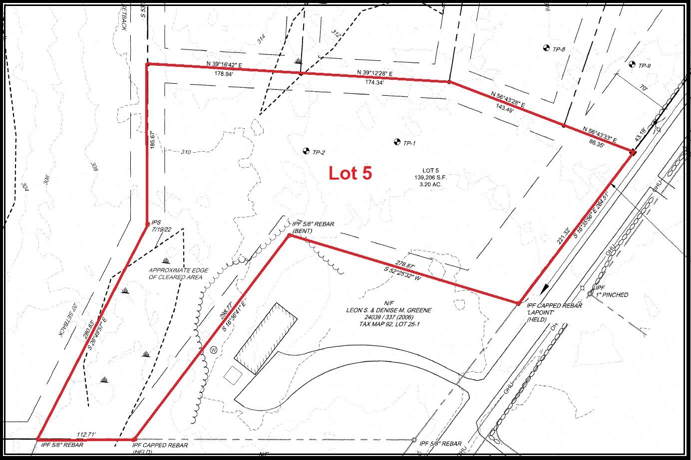 Lot 5 North Gorham Road Gorham, ME 04038 - Photo 1 of 4 MLS Plot Plan