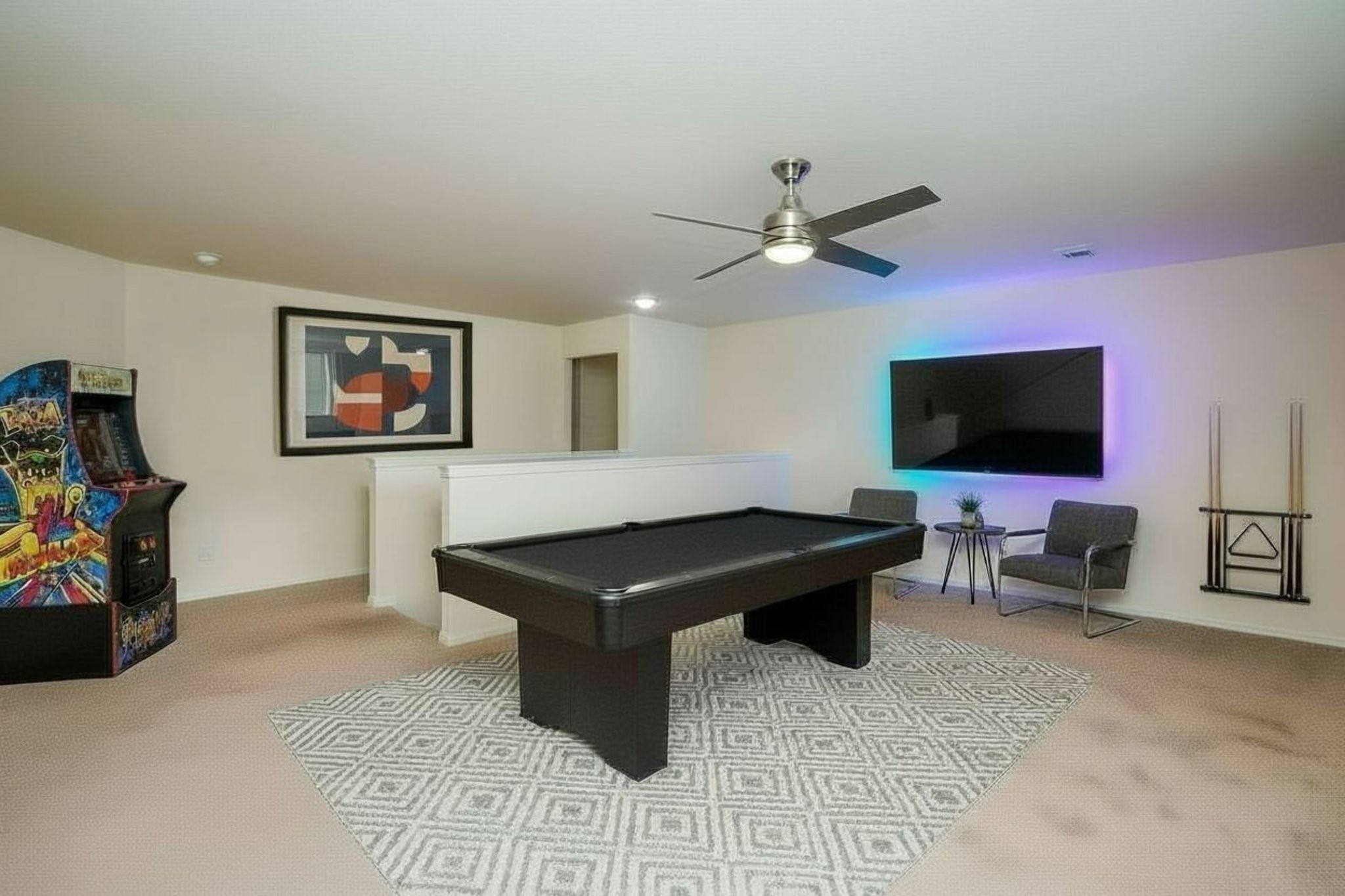 1322 Emerald Stone Drive Rosharon, TX 77583 - Photo 17 of 26 Game room virtually staged