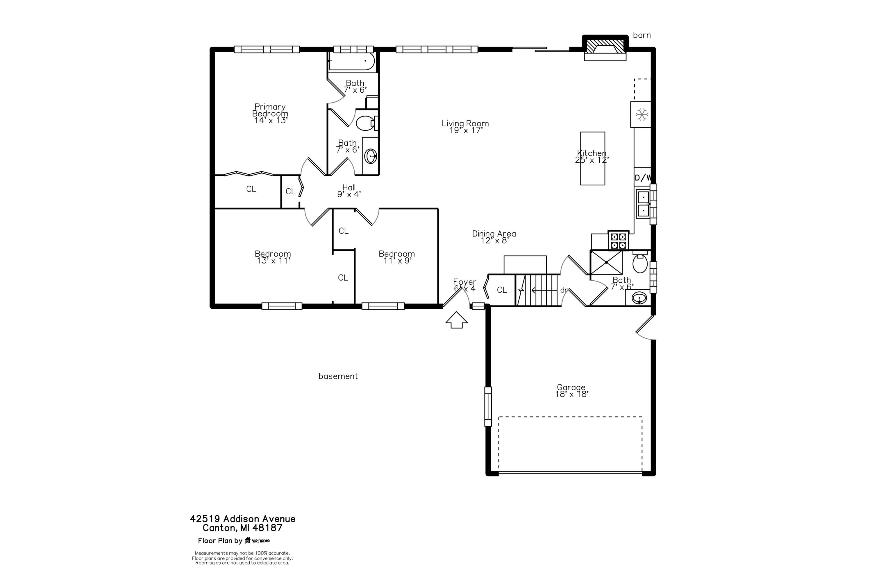 42519 Addison Avenue Canton, MI 48187 - Photo 32 of 39 plan_floorhc