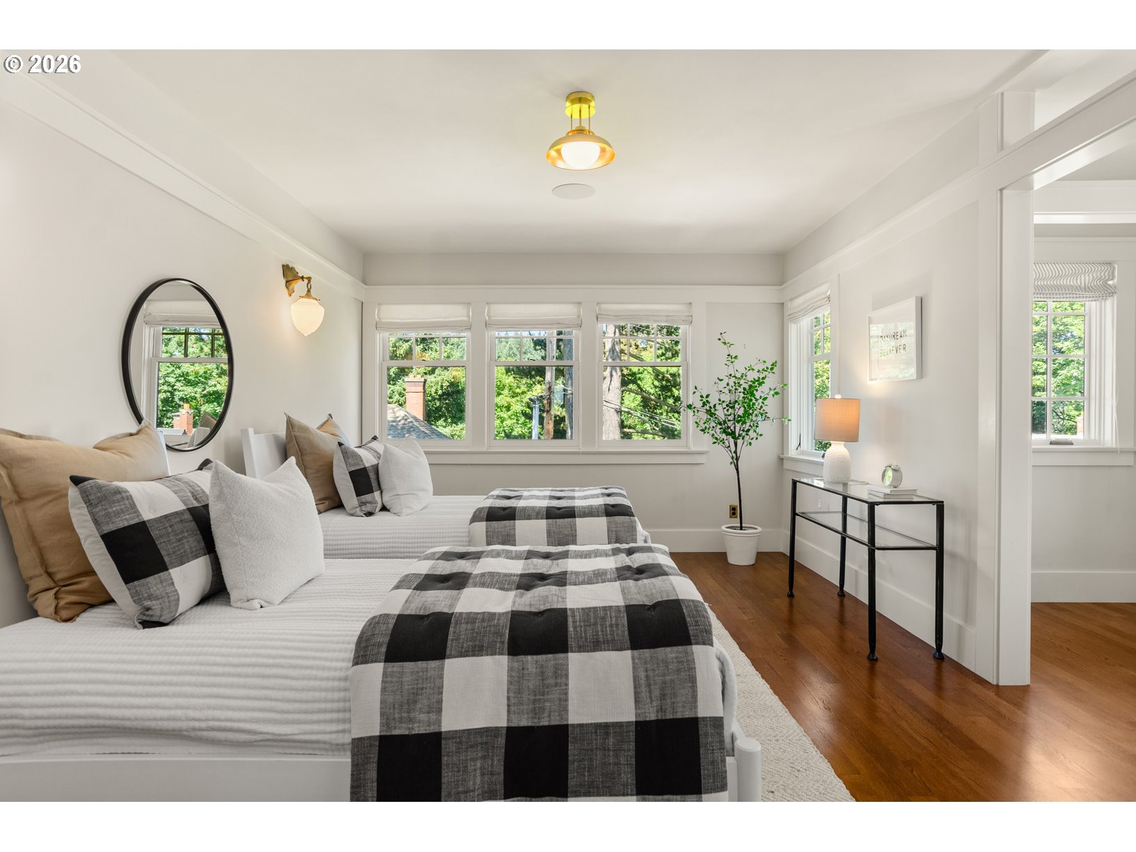 2023 Southwest Montgomery Drive Portland, OR 97201 - Photo 21 of 46 a living room with furniture and a large window