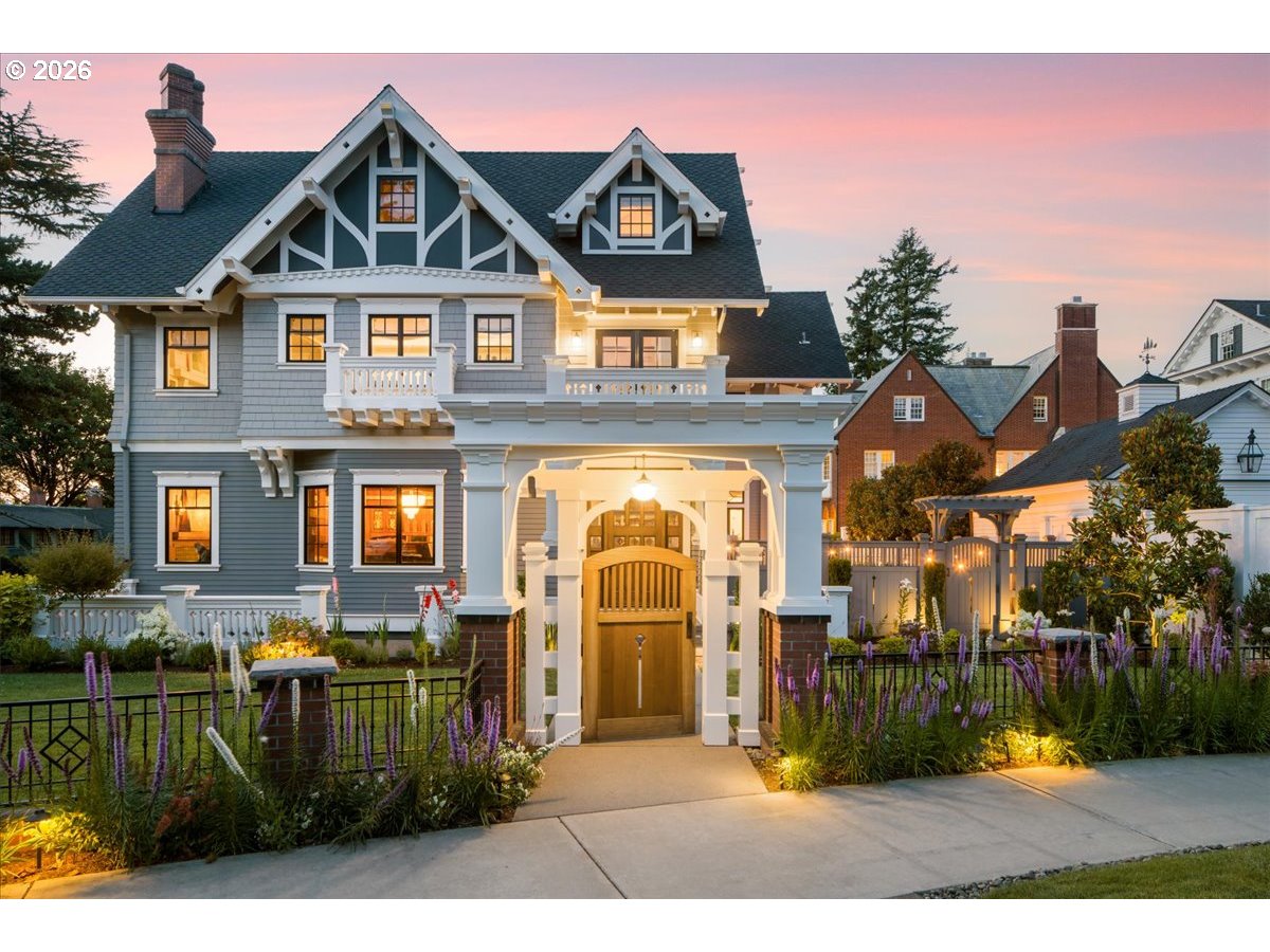 2023 Southwest Montgomery Drive Portland, OR 97201 - Photo 31 of 46 a front view of a house with a yard