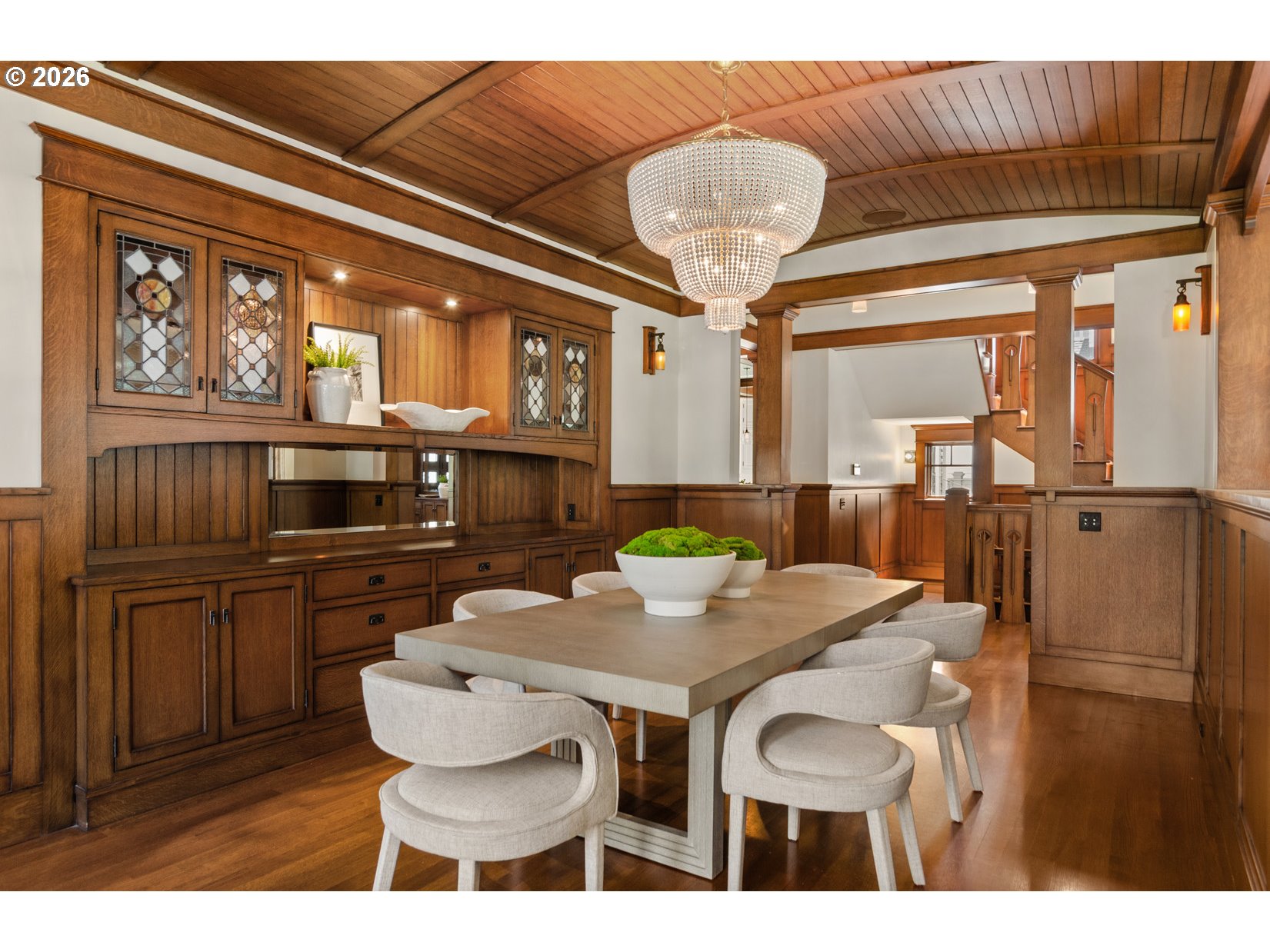 2023 Southwest Montgomery Drive Portland, OR 97201 - Photo 6 of 46 a kitchen with a dining table and chairs