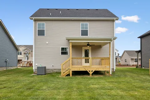 a view of a house with a balcony