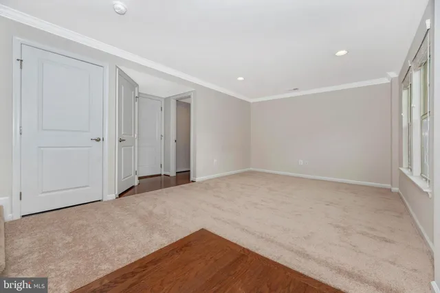 a view of empty room