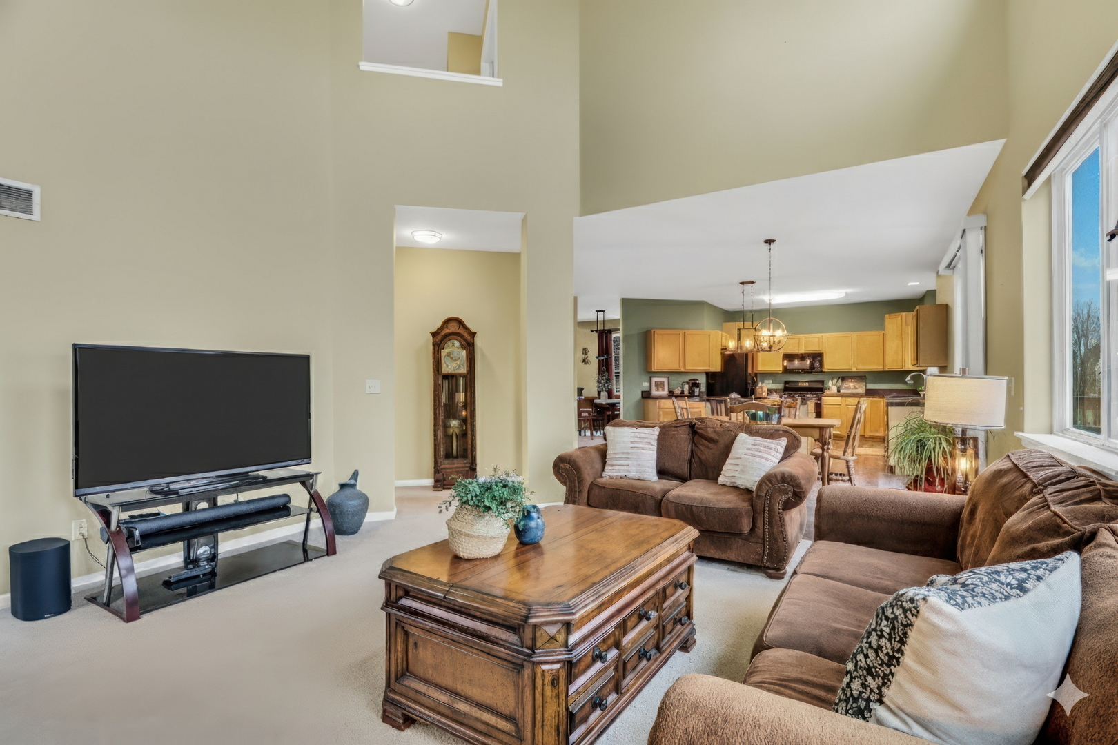77 Bridle Path Drive Lindenhurst, IL 60046 - Photo 23 of 52 a living room with furniture and a flat screen tv