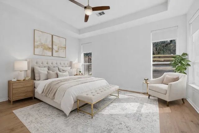 wooden floor in an empty room