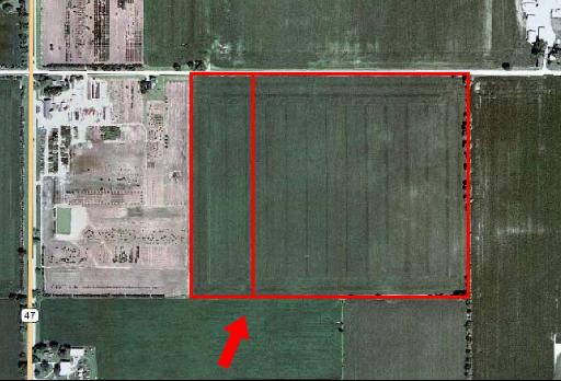 a small yard in the middle of building